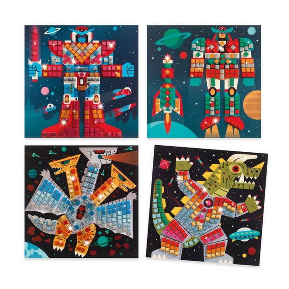 Djeco Set di artigianato mosaico Battaglia spaziale 