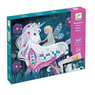 Djeco Mondo delle fiabe Set di artigianato mosaico 