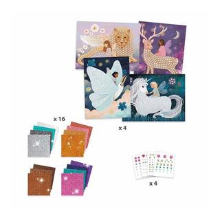 Djeco Mondo delle fiabe Set di artigianato mosaico 