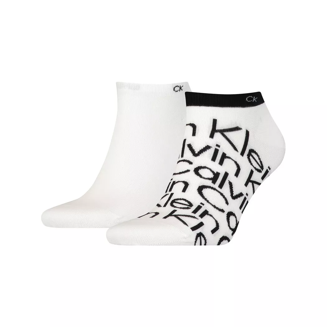 Calvin Klein - Duopack, Sneaker Socken, für Herren, Weiss, Größe 39-42