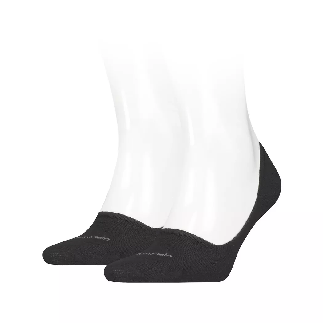 Calvin Klein - Duopack, Füsslinge, für Herren, Black, Größe 39-42