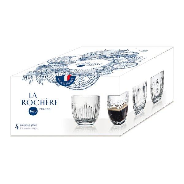 La Rochère Bicchiere per espresso, 4pz Troquet 