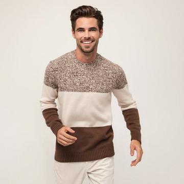 Pull, col rond, manches longues