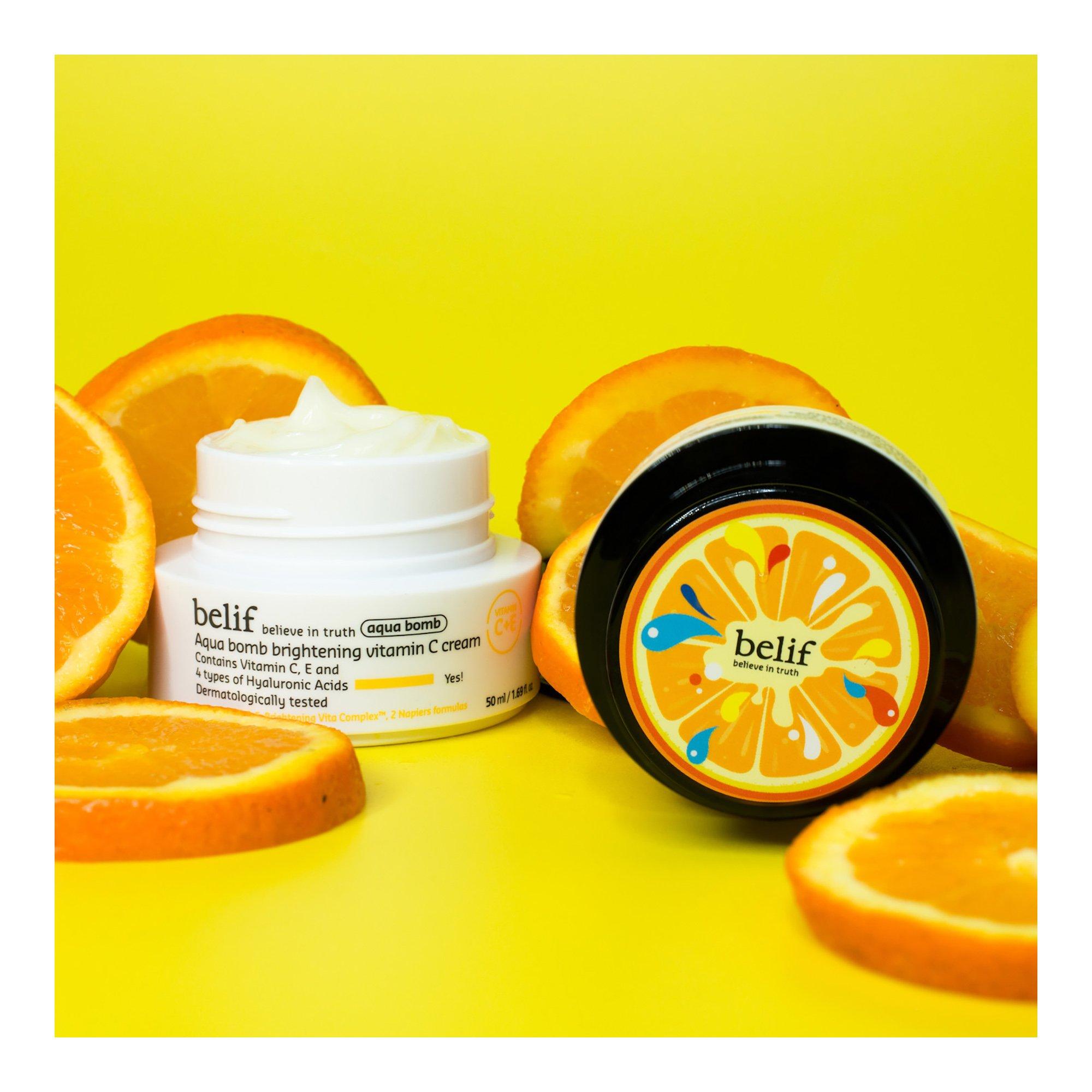 belif  Aqua Bomb Brightening Vitamin C Cream - Crème Visage Format Voyage 