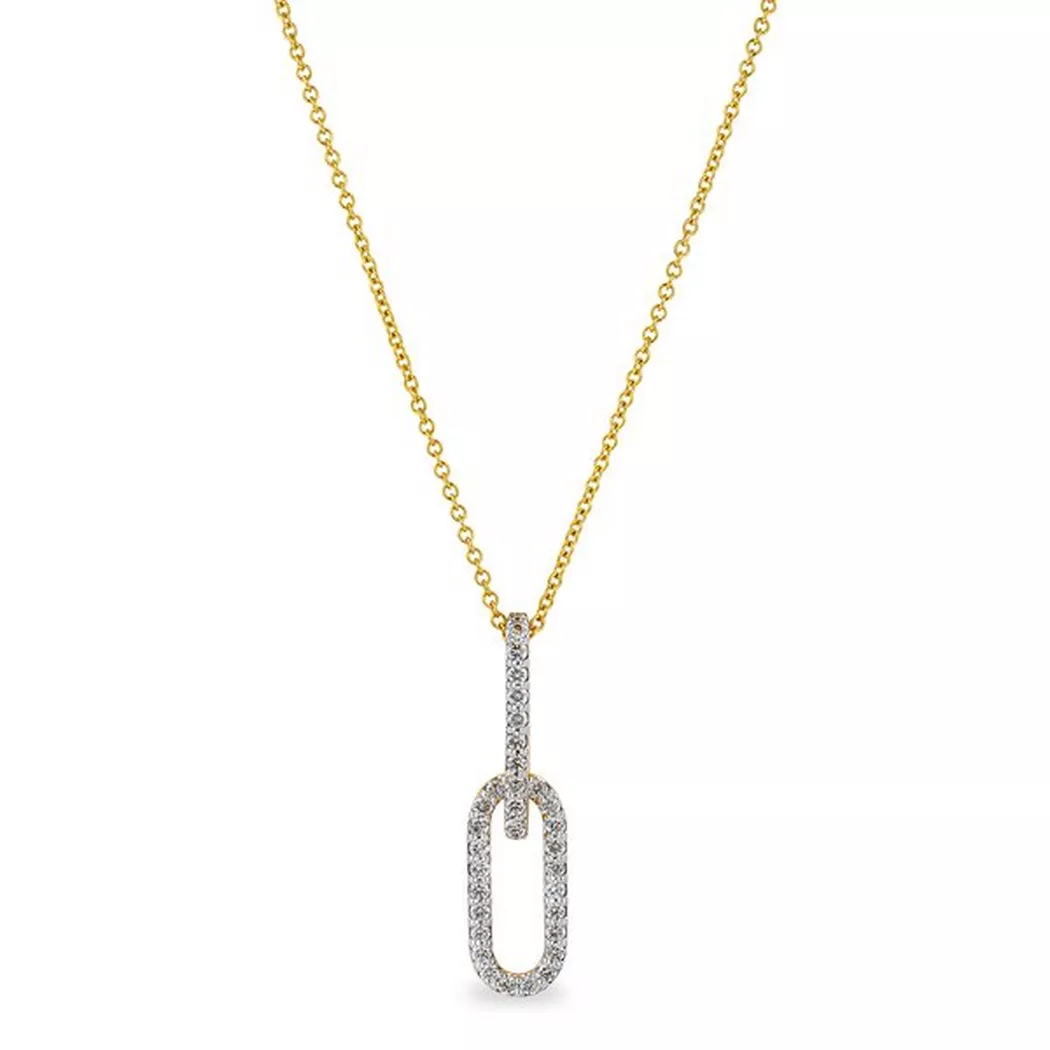 Sergio Ferris - Halskette, 45cm, Gelbgold 2