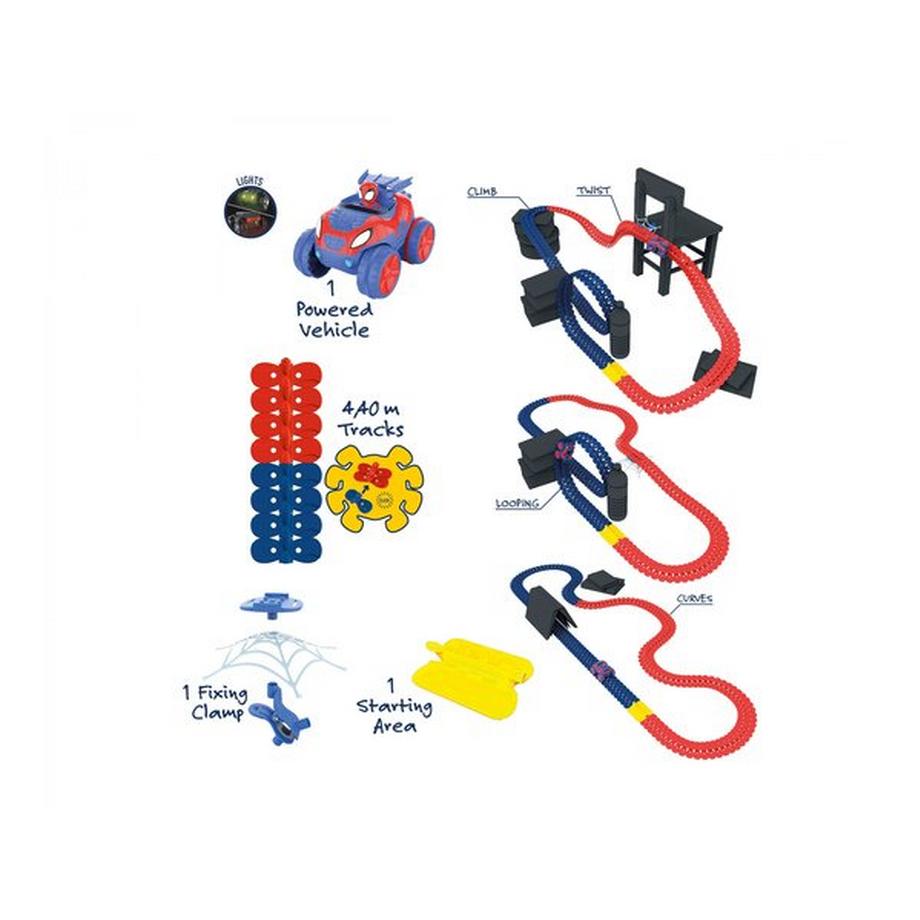 Smoby  Spidey FleXtreme Rennbahn-Set 