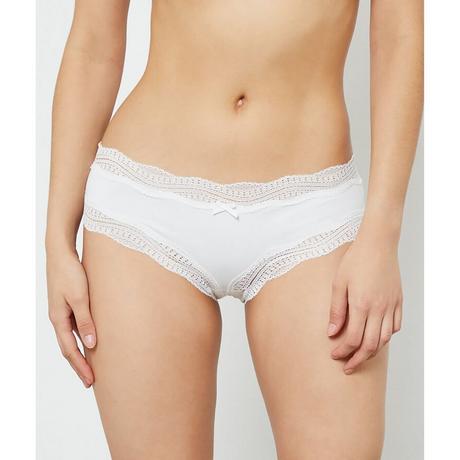 Etam Jazz Shorty Bordo in Pizzo  