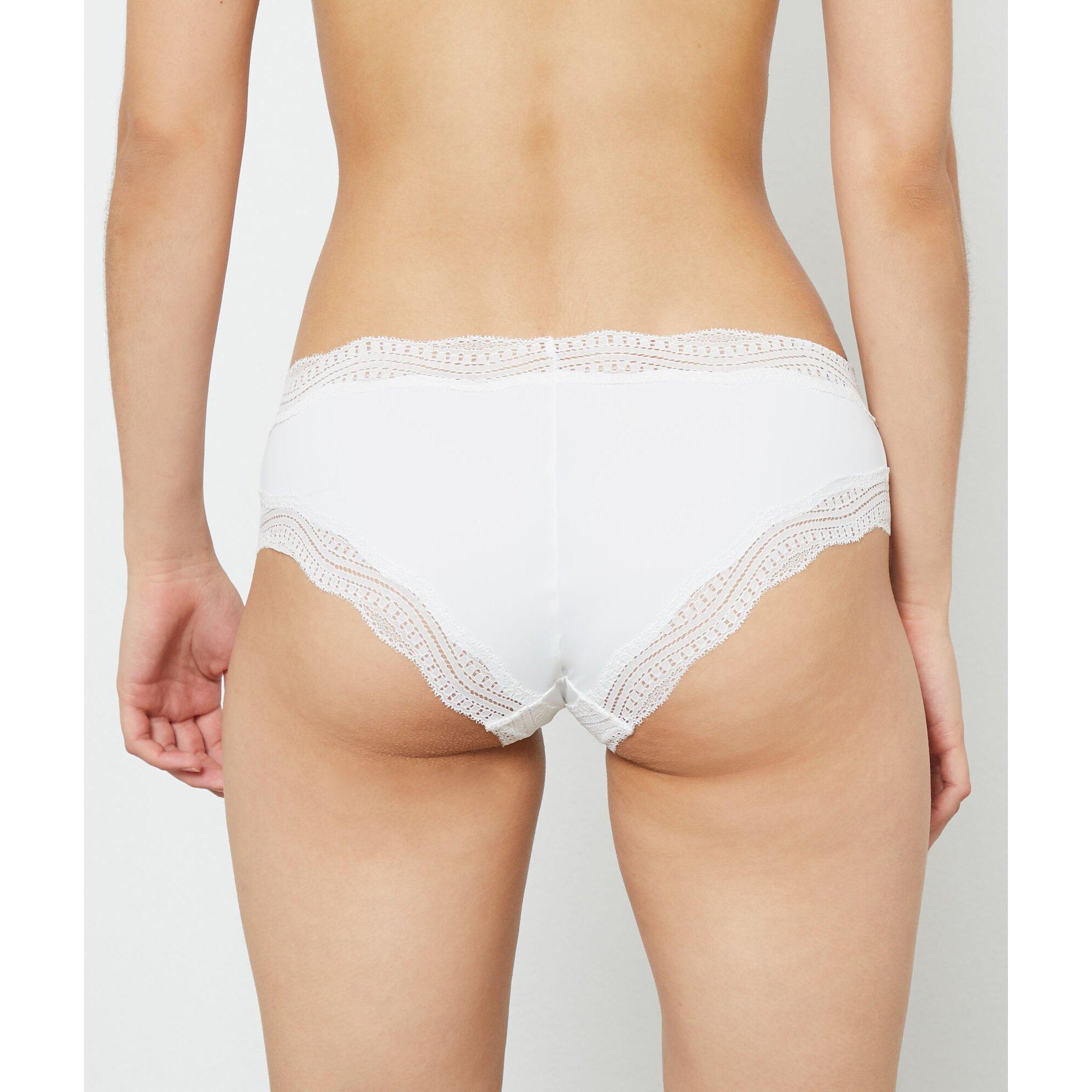 Etam Jazz Shorty Bordo in Pizzo  