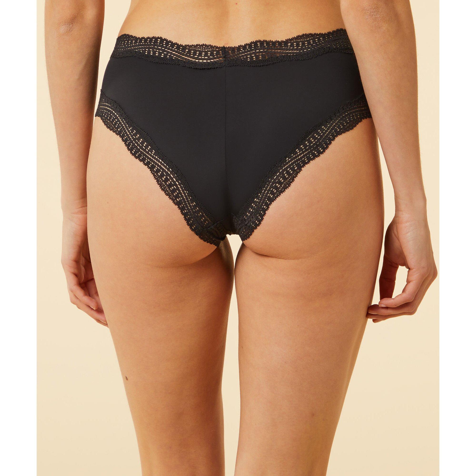 Etam Jazz Shorty Bordo in Pizzo  