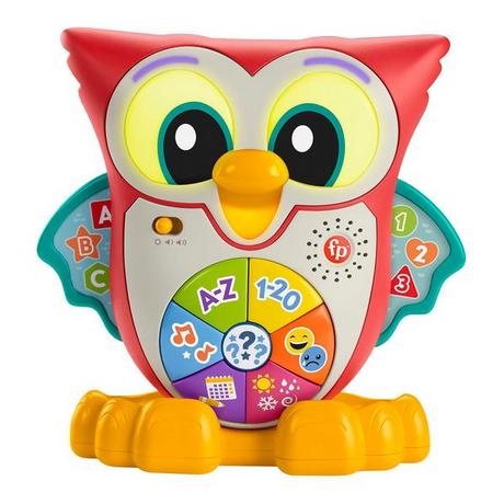 Fisher Price  BlinkiLinkis Schlaue Eule Lernspielzeug, Allemand 