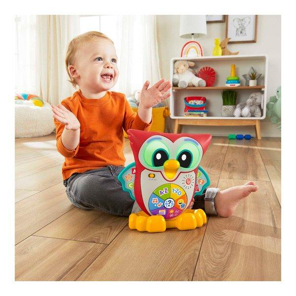 Fisher Price  BlinkiLinkis Schlaue Eule Lernspielzeug, Allemand 