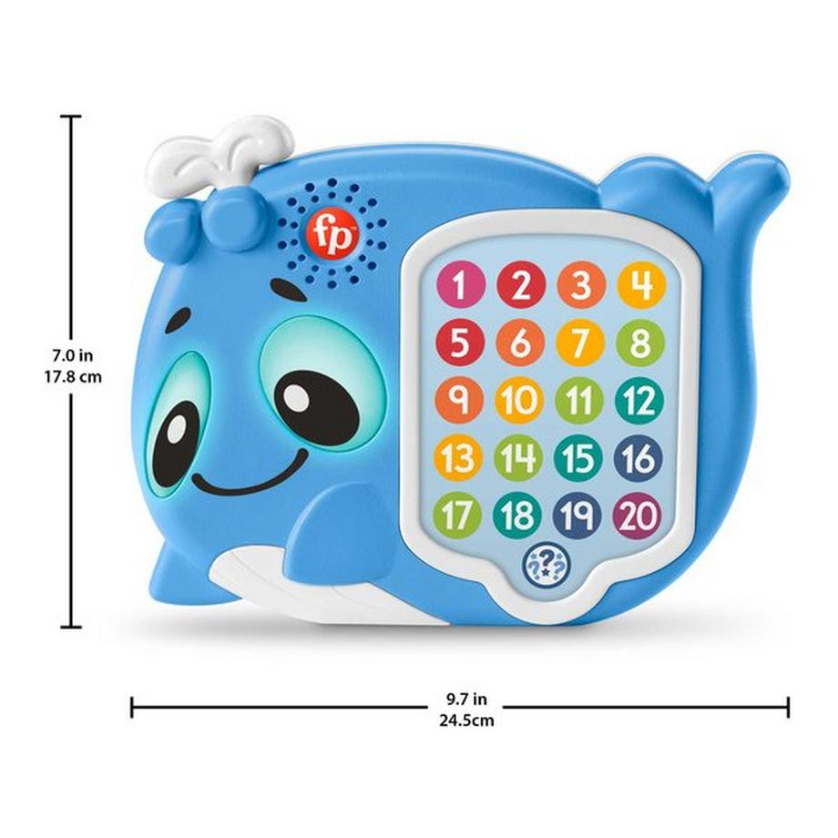 Fisher-Price  BlinkiLinkis Quiz Wal Lernspielzeug, Deutsch 