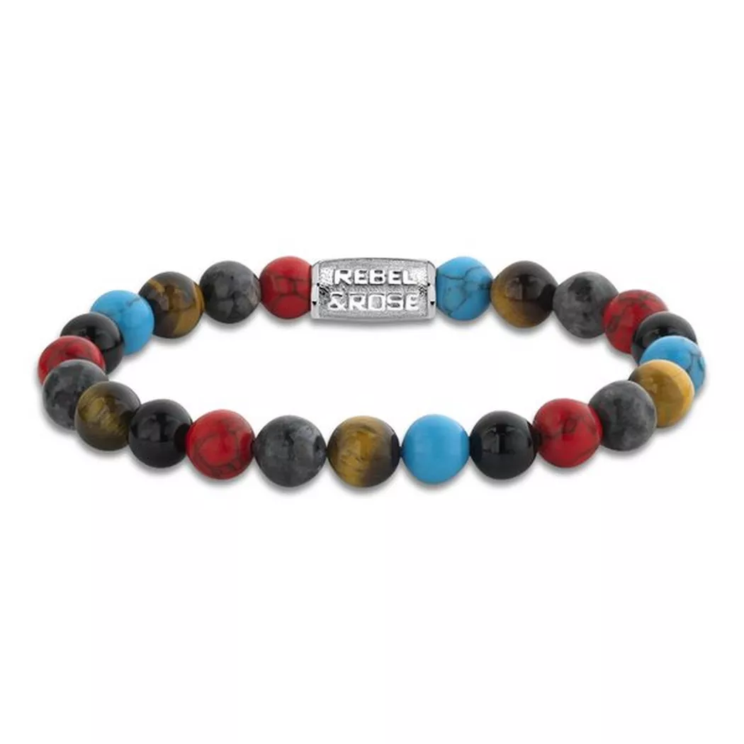 Rebel & Rose - Armband, 17.5CM, Multicolor