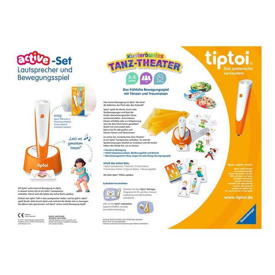 tiptoi  Tiptoi Active Set Kunterbuntes Tanz-Theater, Tedesco 