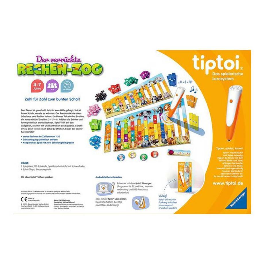 tiptoi  Tiptoi - Der verrückte Rechen - Zoo, Allemand 