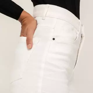 Manor Woman  Jeans, Regular Fit Bianco