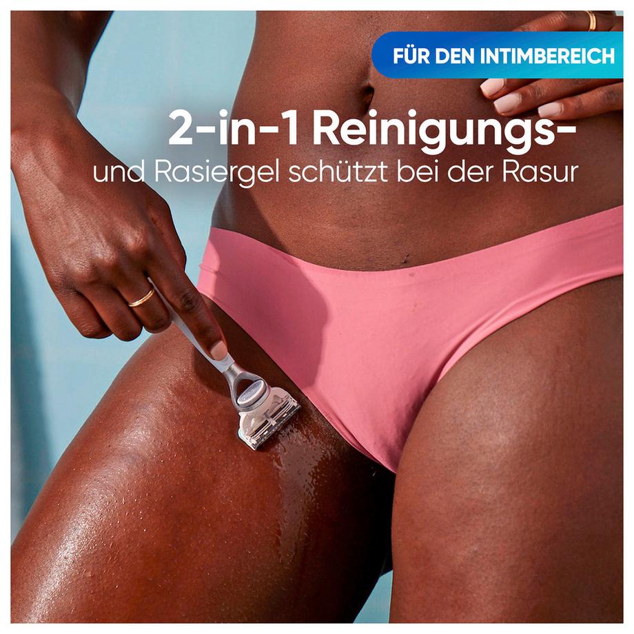 Gillette Venus Satin Care Satin Care Gel detergente e da barba 2 in 1 per la cura intima 