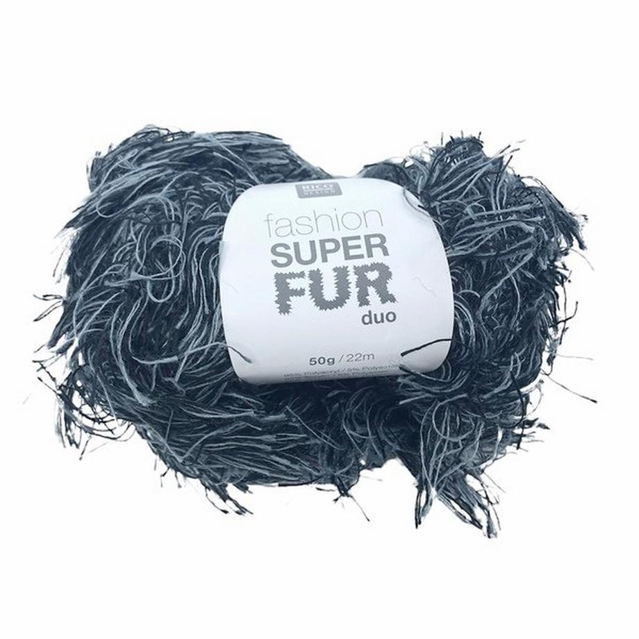 RICO-Design Filato per maglieria Fashion Super Fur Duo 
