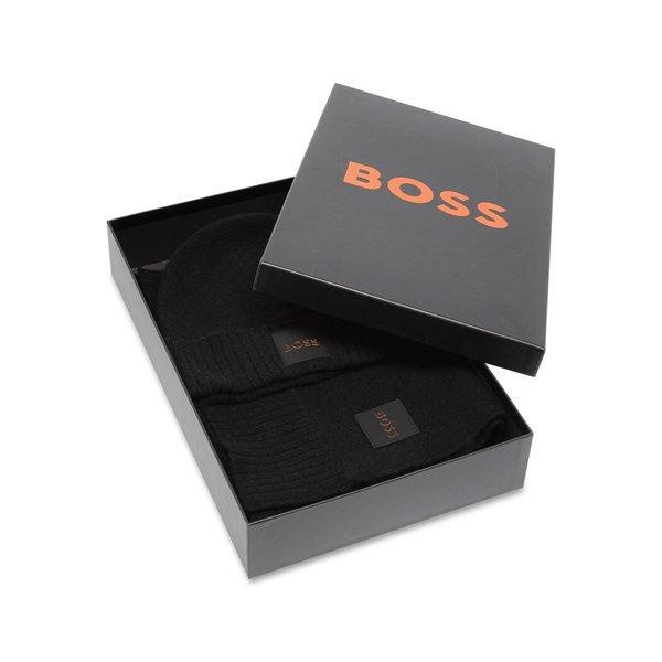 BOSS ORANGE Set Regalo Sciarpa e Berretto  