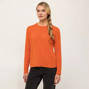Pull, col en V, manches longues