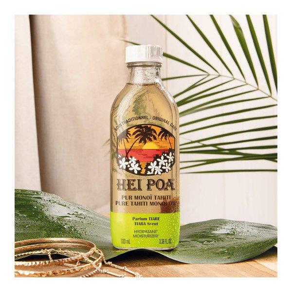 HEI POA Monoï de Tahiti Tiaré Soin Traditionnel Tiaré Monoi Oil 
