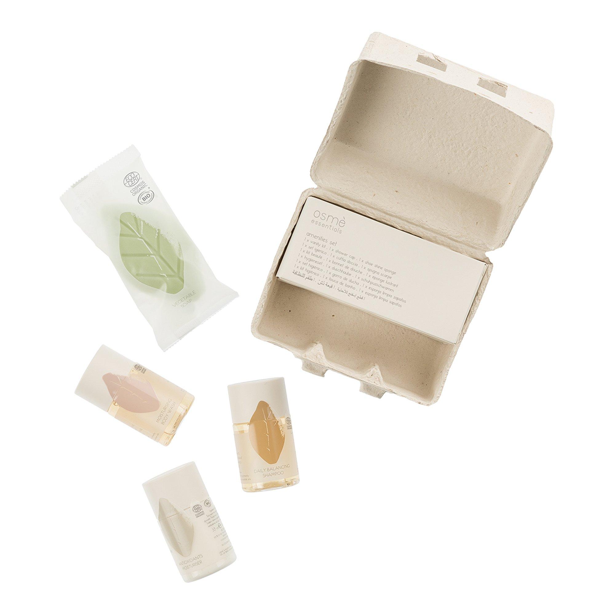 Image of Osmè Organic Eggbox Bath & Body Reiseset box "bath & body care" - Set