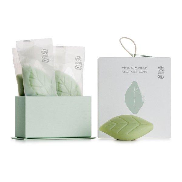 Image of Osmé Organic Shaped Soaps Gift Präsentationsbox für pflanzliche Seife in Blattform - Set