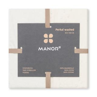 Manor Nevado Taie d'oreiller en percale lavée  