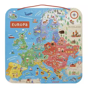 Magnetische Karte Europa, Tedesco
