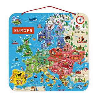 Janod  Mappa magnetica dell'Europa, Italiano 