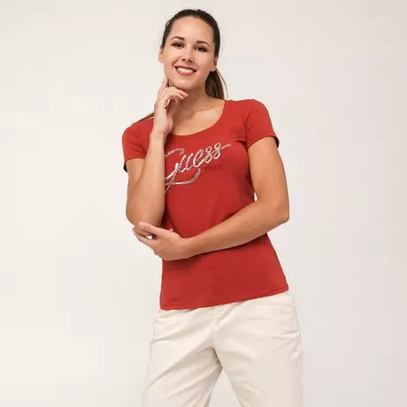 GUESS  T-Shirt Rosso