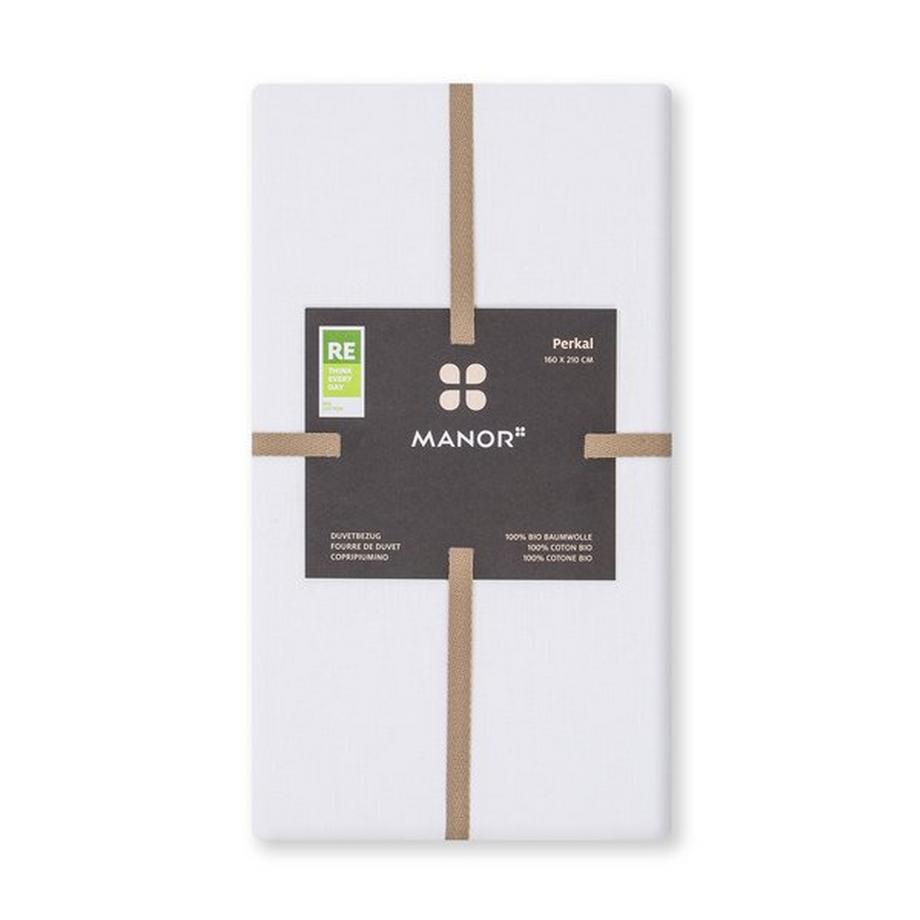 Manor Percale Uni Housse de couette  
