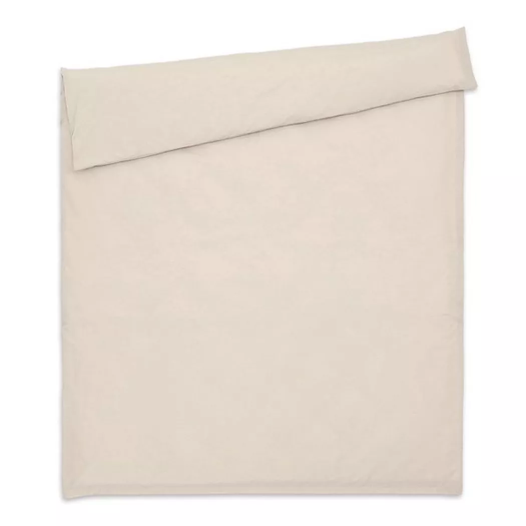 Manor - Duvetbezug, Perkal Uni Duvetbezug, 240 x 240 CM, Beige