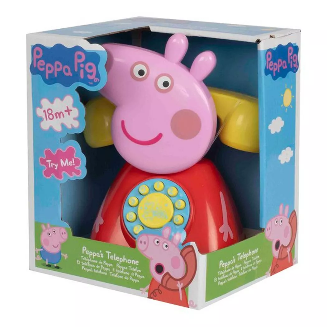 HTI - Peppa's Telefon, Multicolor