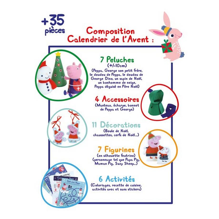CIJEP  Adventskalender Peppa Pig, Französisch 