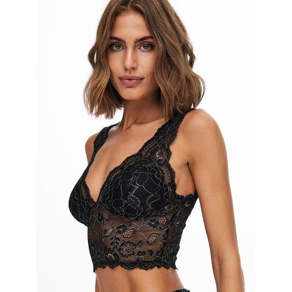 Only Lingerie Chloe Lace Lurex Bra Bralet 