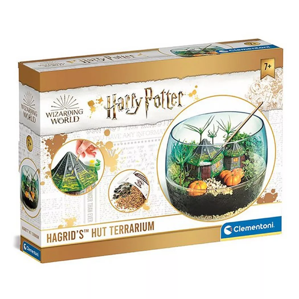 Clementoni - Juego Terrarium Harry Potter. Crea un ecosistema en miniatura con un ambiente mágico! (19248.9)