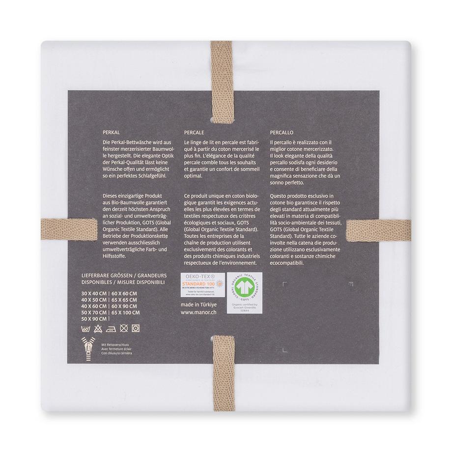 Manor Percalle Uni Federa del cuscino  