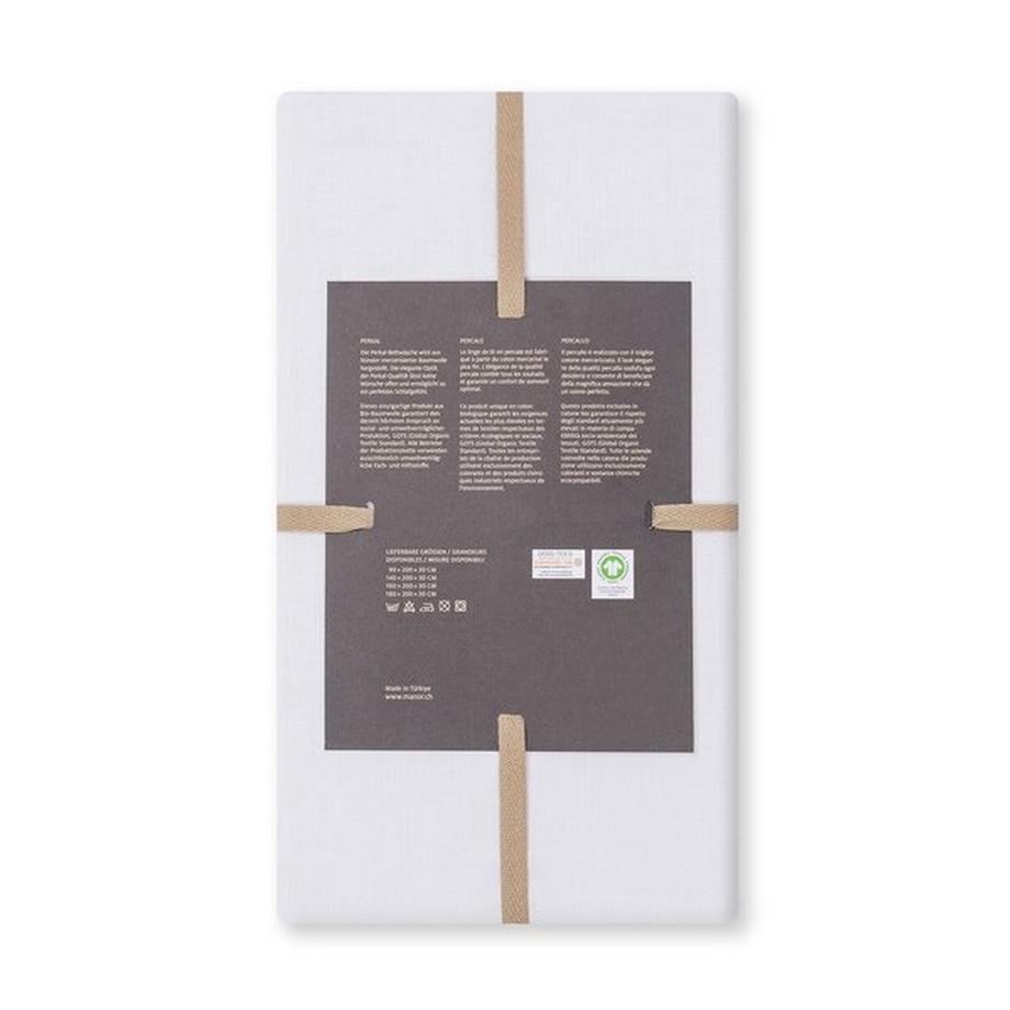 Manor Percalle Uni Lenzuolo  