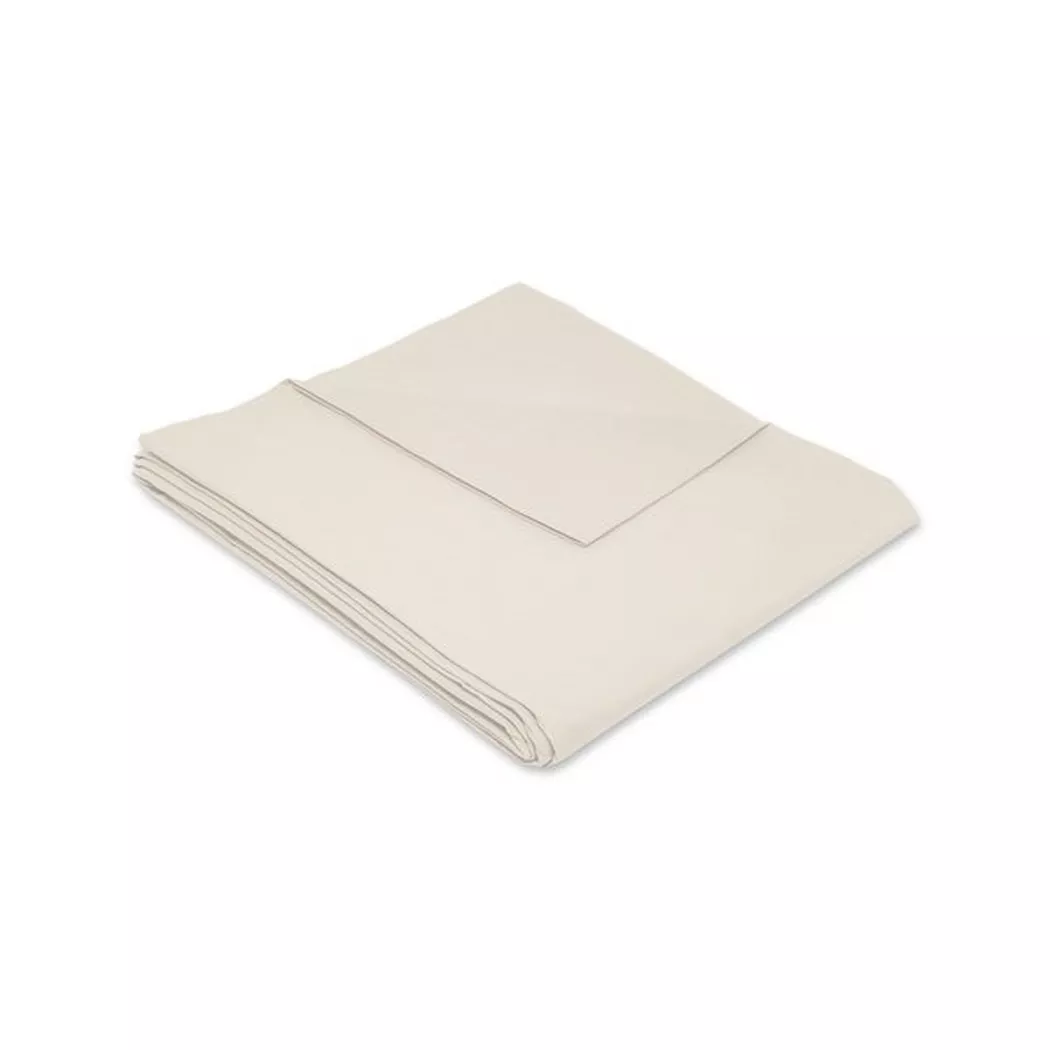 Manor - Oberleintuch, Perkal Uni Oberleintuch, 240 x 270 cm, Beige