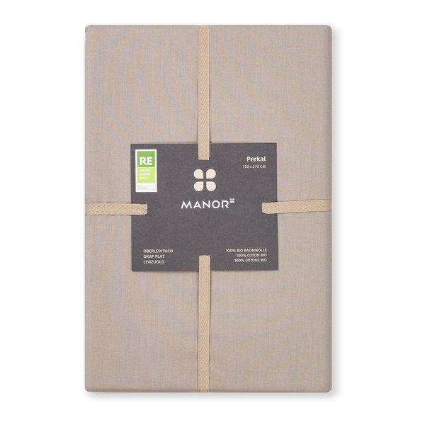 Manor Percalle Uni Lenzuolo con Angoli  