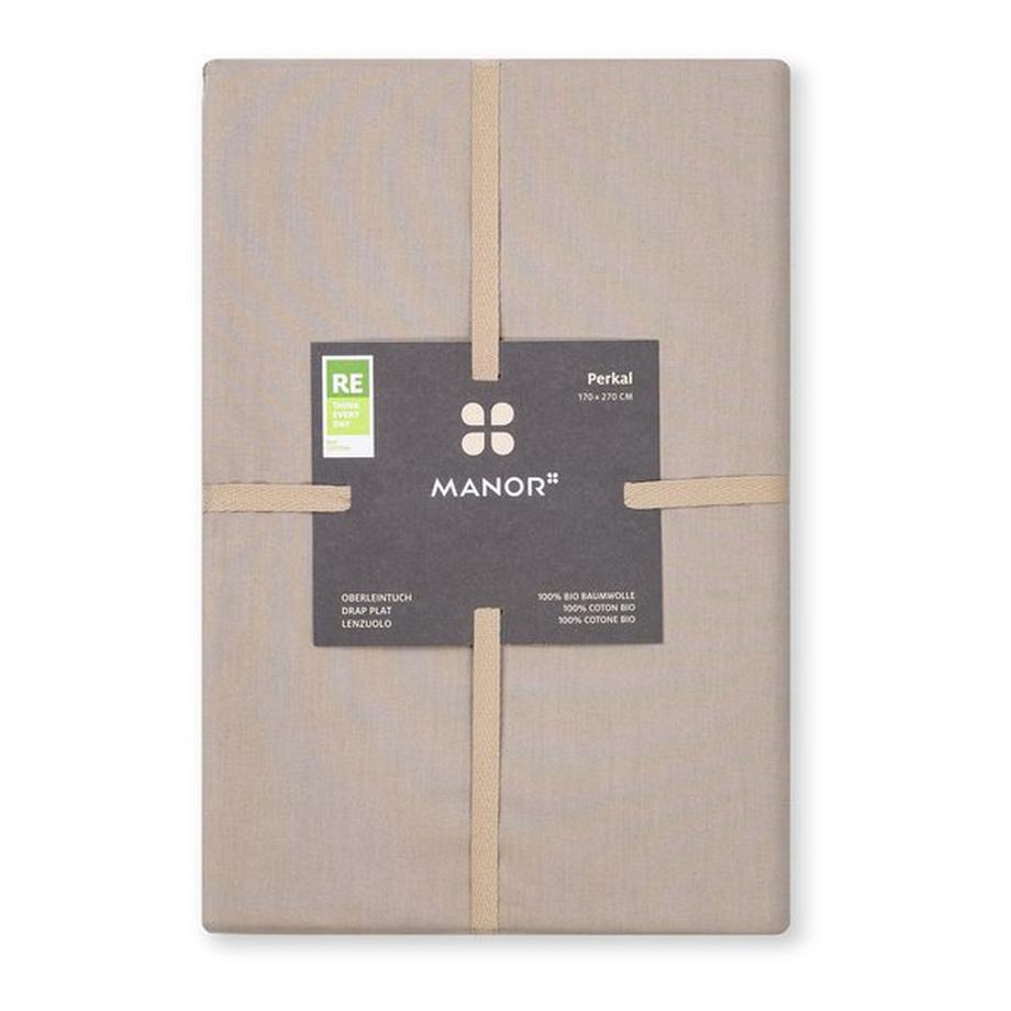Manor Percale Uni Drap  