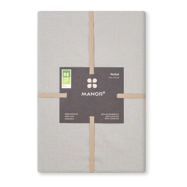 Manor Percalle Uni Lenzuolo con Angoli  