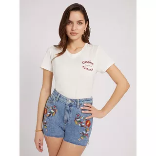 GUESS  T-Shirt Creme
