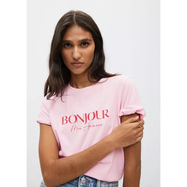 MANGO PSTILU T-Shirt Rundhals kurzarmonline kaufen MANOR