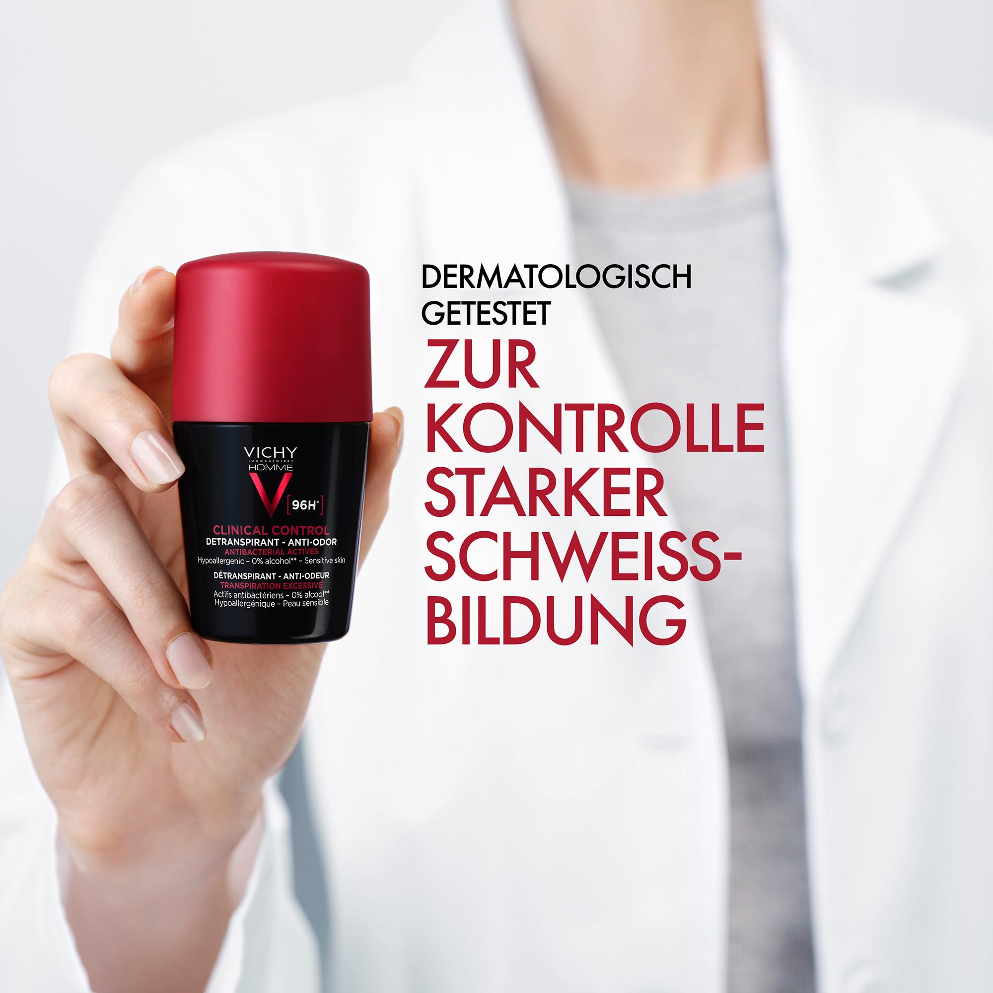 VICHY  Homme Clinical Control 96h Antitranspirant Roll On 