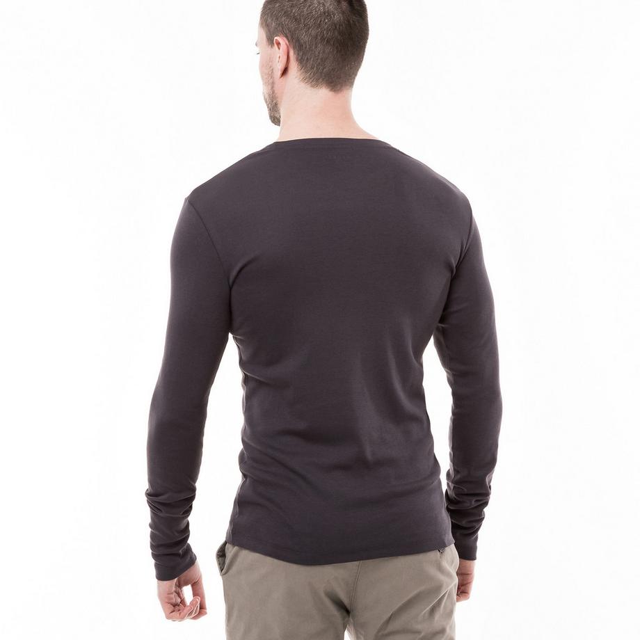 Manor Man Langarm T-Shirt Modern Fit  