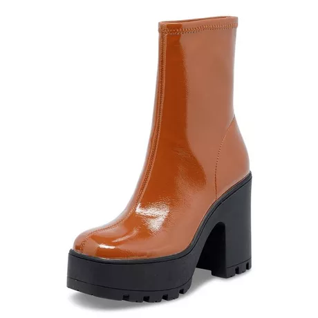 Call it Spring NATHALI Bottes, talon haut Hellbraun
