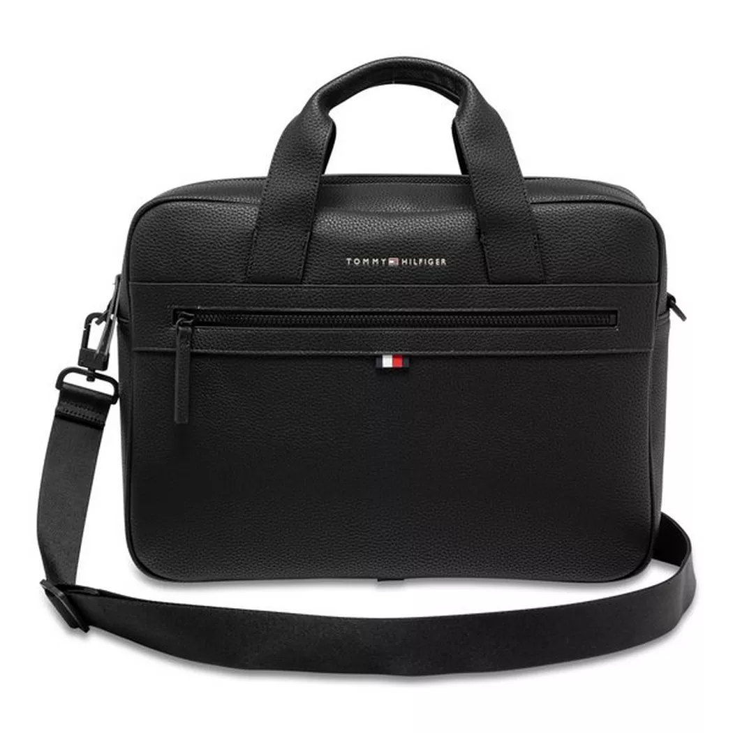 Tommy Hilfiger Sacoche Pour Ordinateur Portable Essential Black One Size unisex