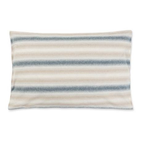 Manor Fabia Taie d'oreiller en flanelle rayée  